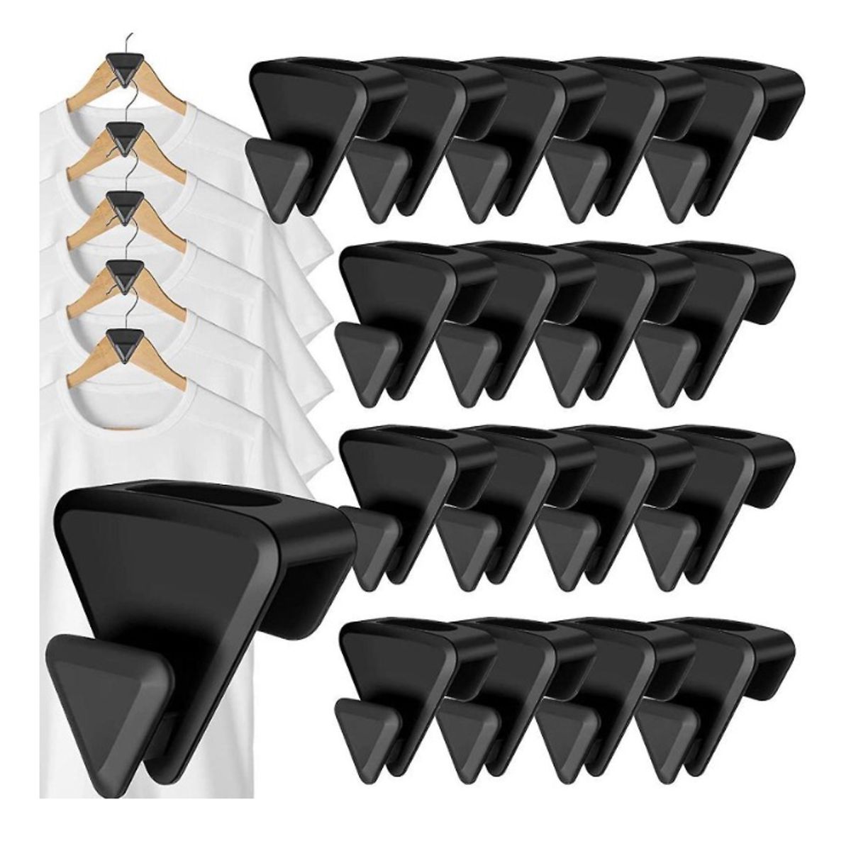 GENERICO - Colgador de Ropa Cascada Perchero para Ganchos