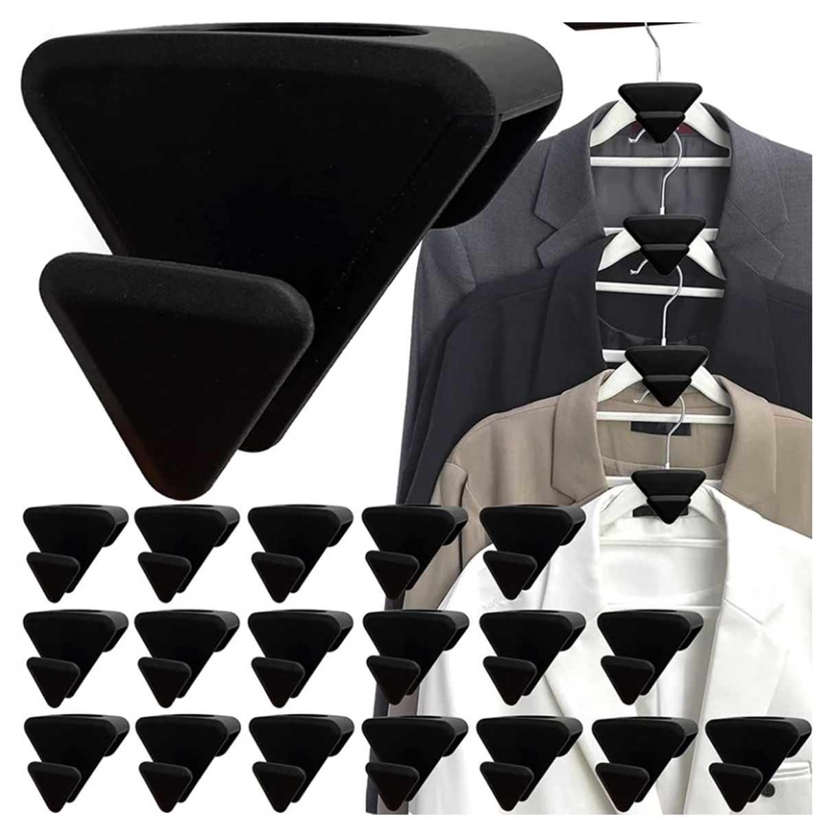 GENERICO - Colgador de Ropa Cascada Perchero para Ganchos