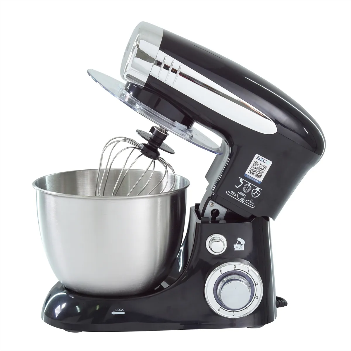 MAIGAS - Batidora Lorenzza Negra 4 LT 6 Velocidades SC232N