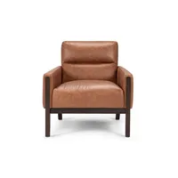 Poltrona Timber Cuero Camel