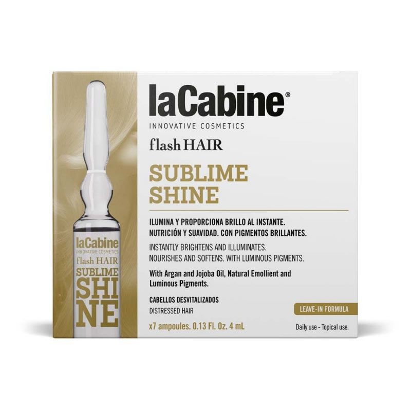 GENERICO - Ampolla Flash Hair Brillo Y Suavidad La Cabine 7 X 5 Ml