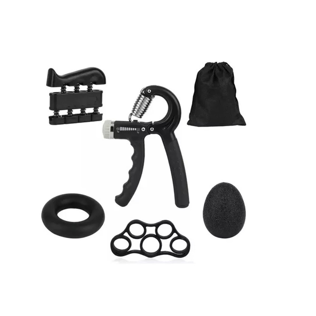 GENERICO - Fortalecedor De Manos Ajustable 5 Piezas