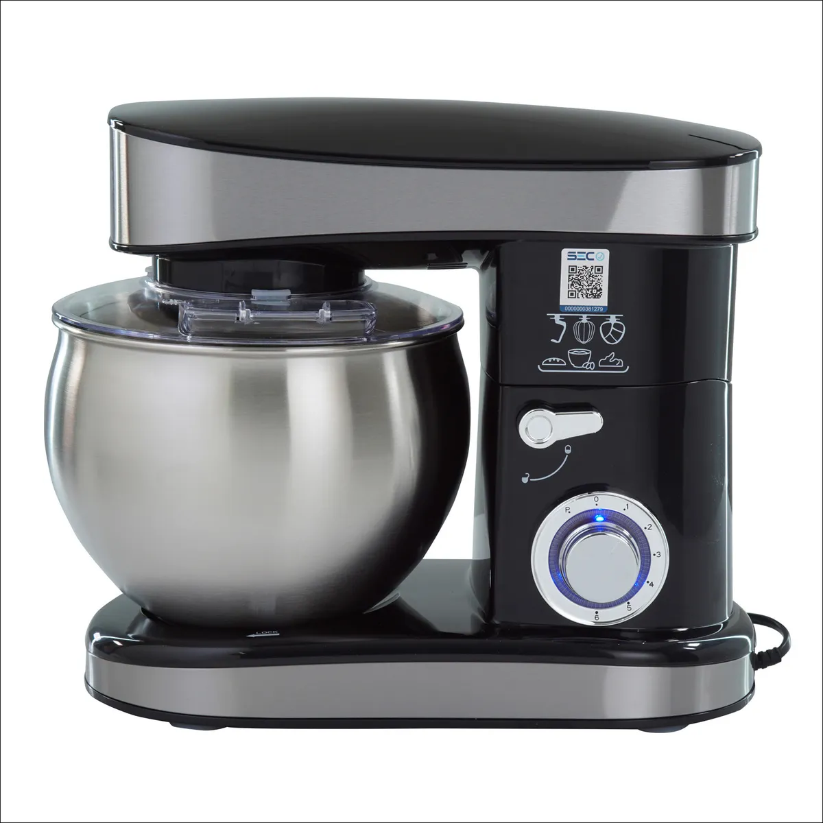 MAIGAS - Batidora Negra Lorenzza 6 Lt Maigas SC213N