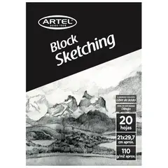 ARTEL - Block dibujo Sketching 110gr a4
