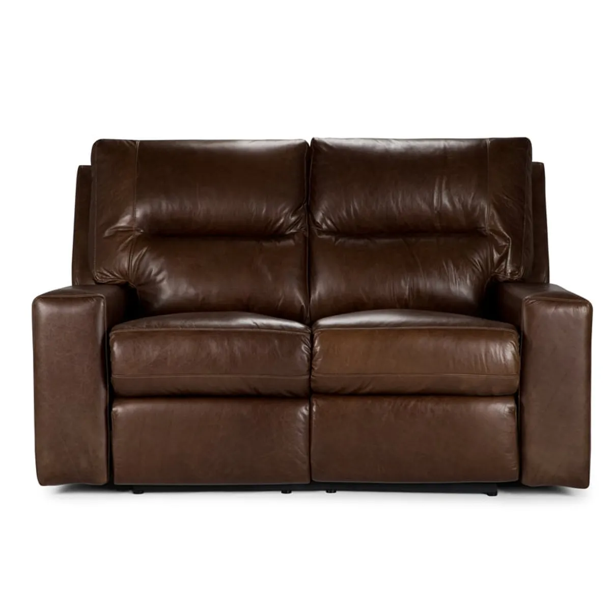 ROSEN - Sofá Reclinable Rosen Tolstoi 2cpo Eléctrico Cuero Chocolate