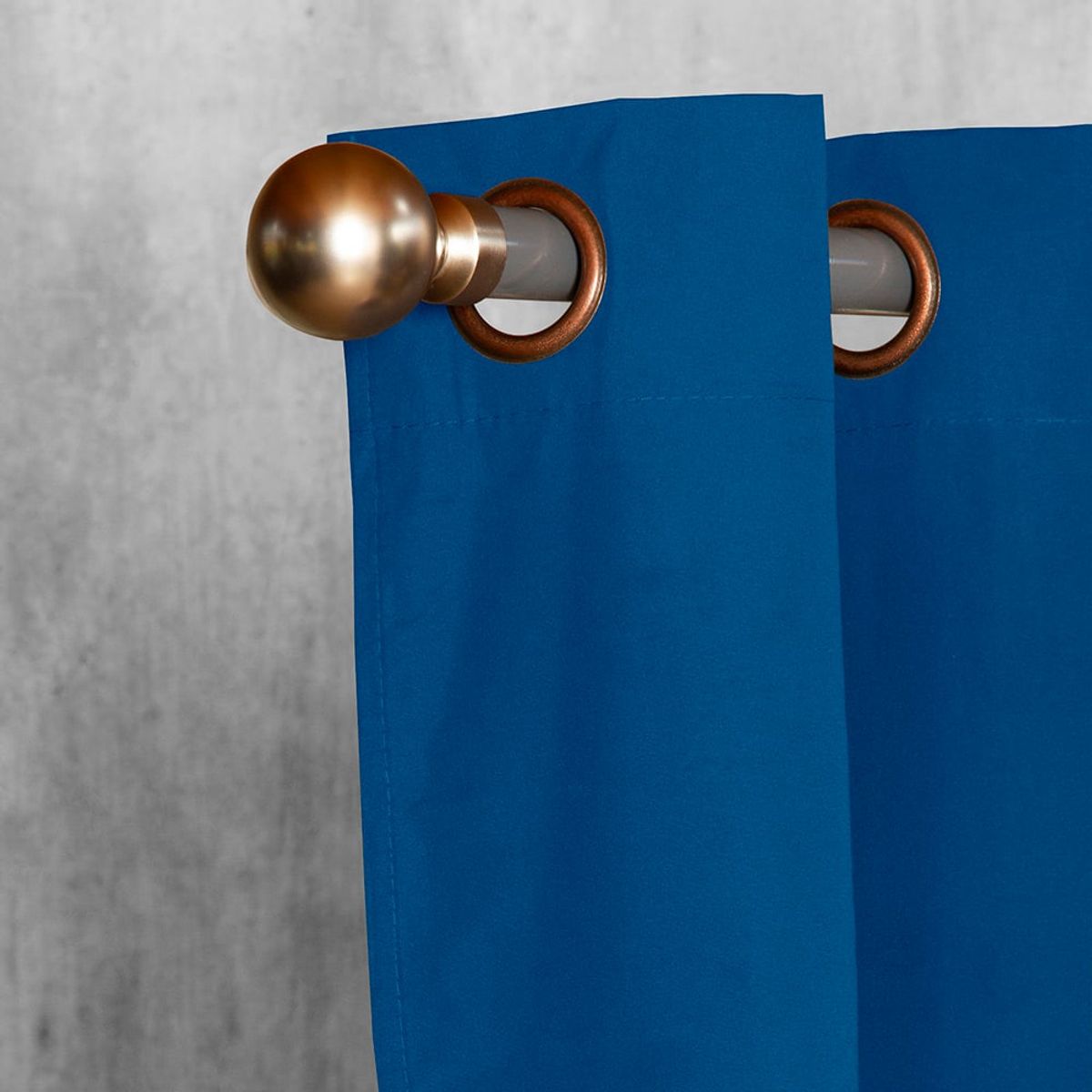 MASEL - Set 2  Black Out Microfibra Azul  140 X 225