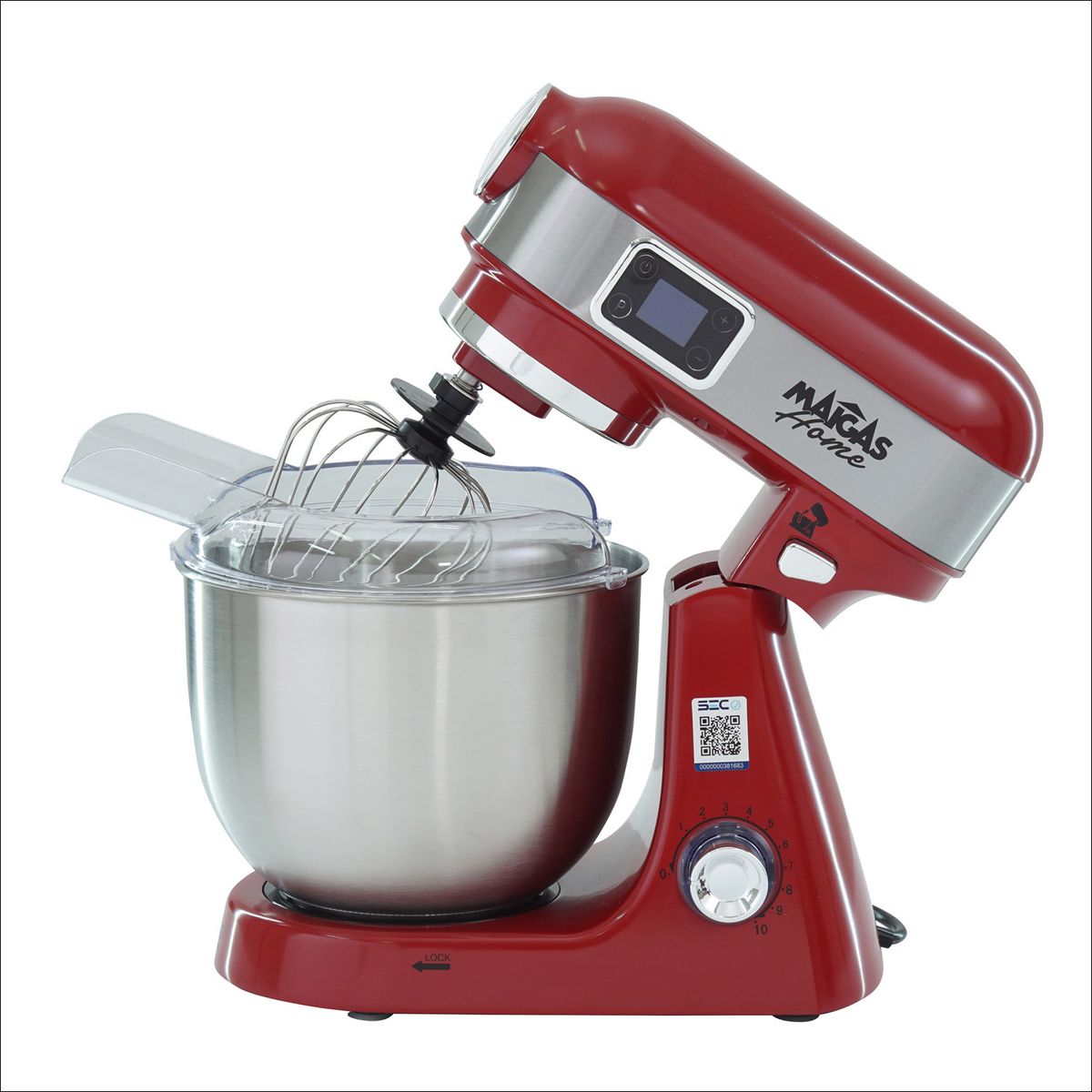 MAIGAS - Batidora Lorenzza 5 LT Roja 10 Velocidades SC265DR