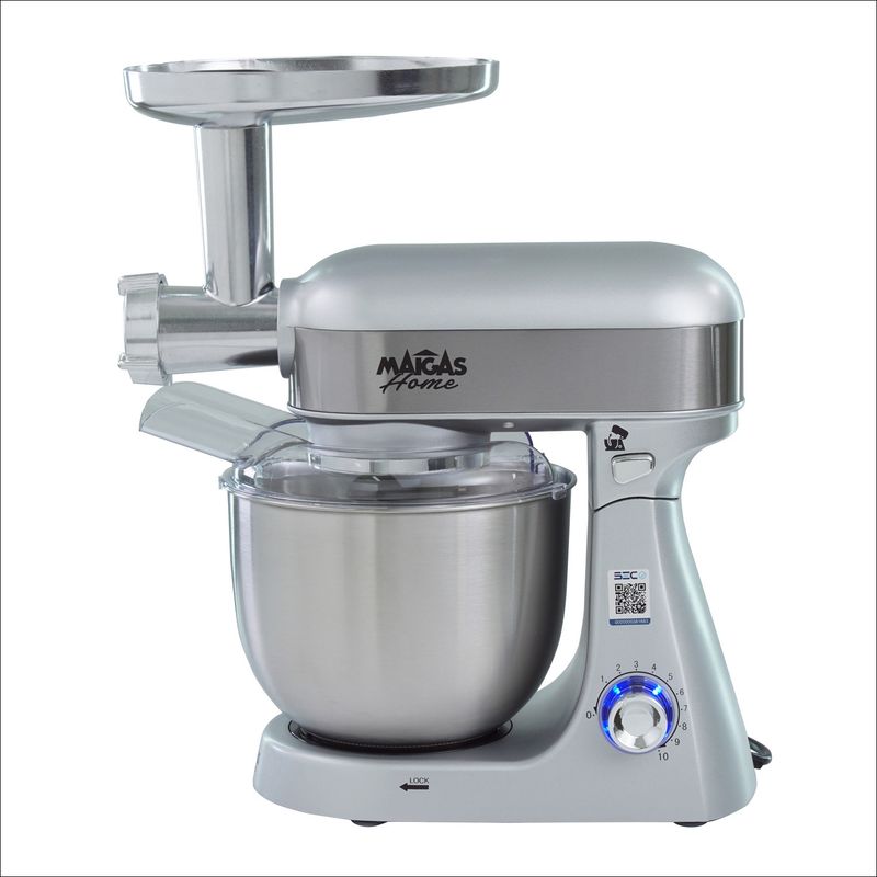 MAIGAS - Batidora Lorenzza Gris 5 LT + Molino de Carne Maigas SC265S