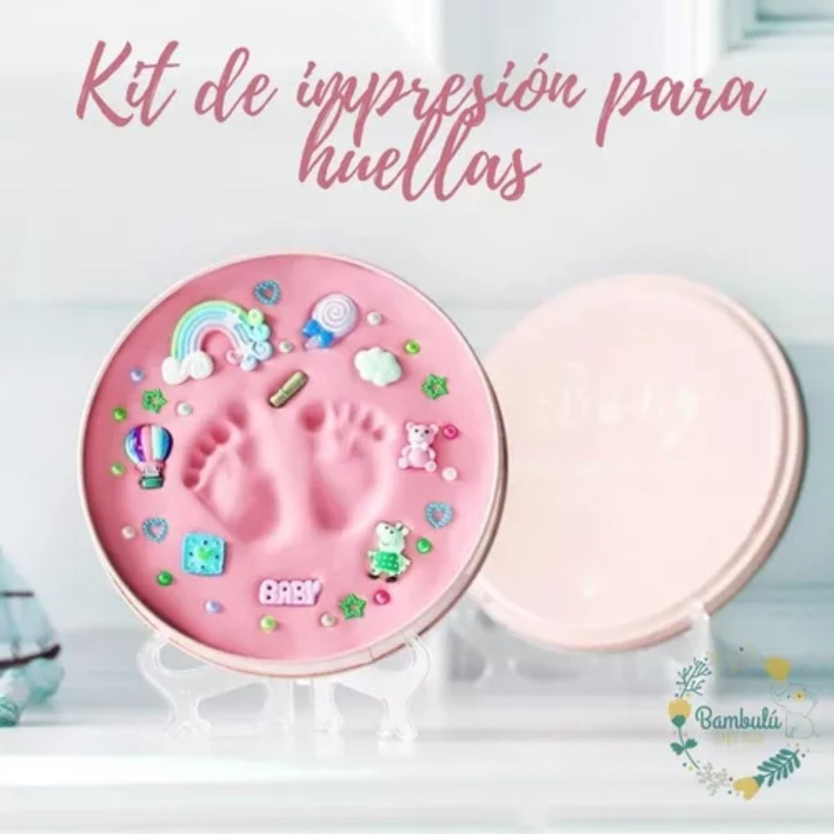 GENERICO - Kit De Impresion De Huellas Para Bebé Manos Y Pies