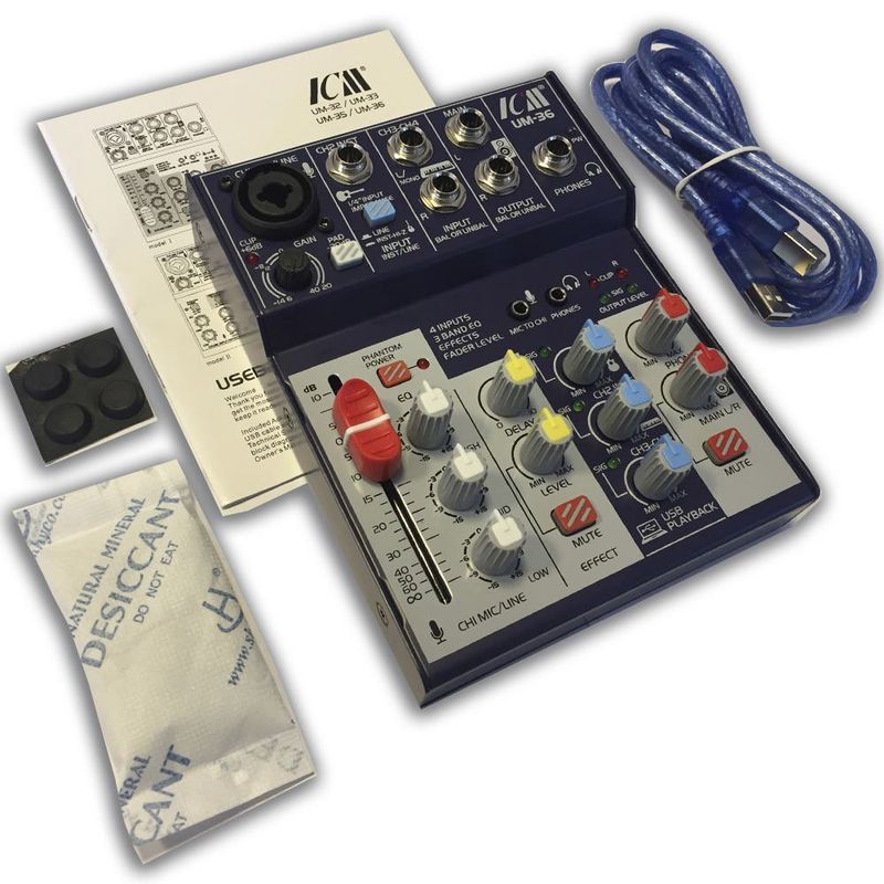 GEN - USB INTERFACE DE AUDIO MIXER ICM UM-36