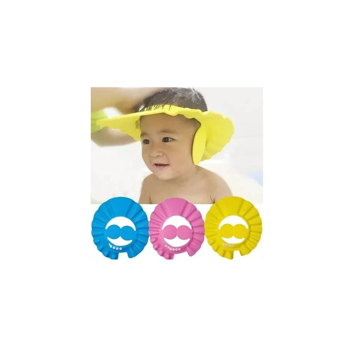 GENERICO - Gorro Visera Protectora Para El Baño Del Bebé