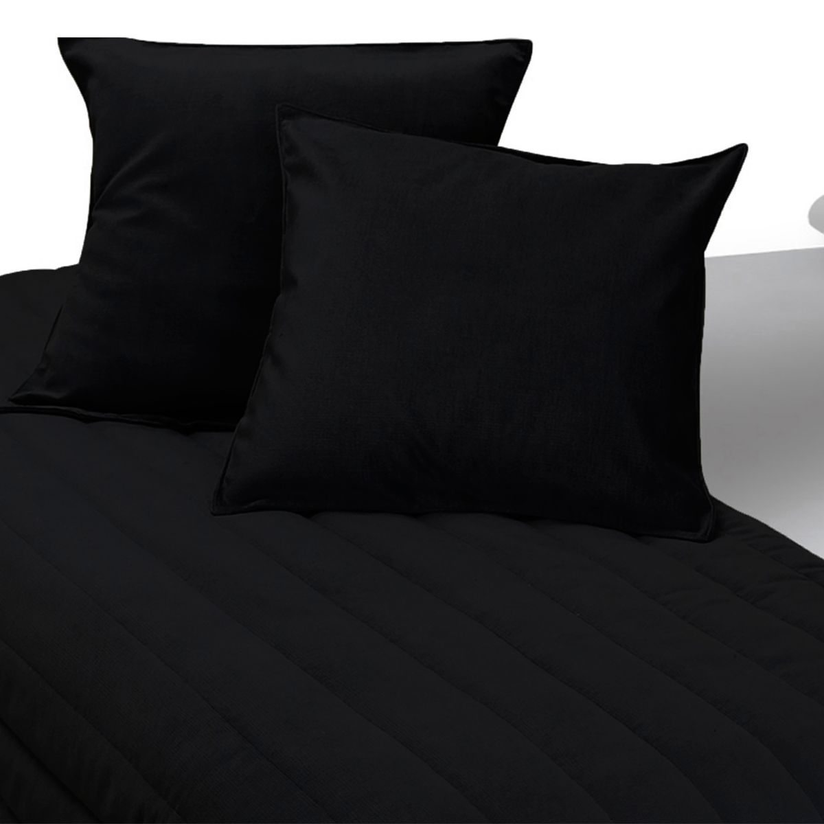 MALLORCA - Piecera Con Fundas Velvet Black Reversible