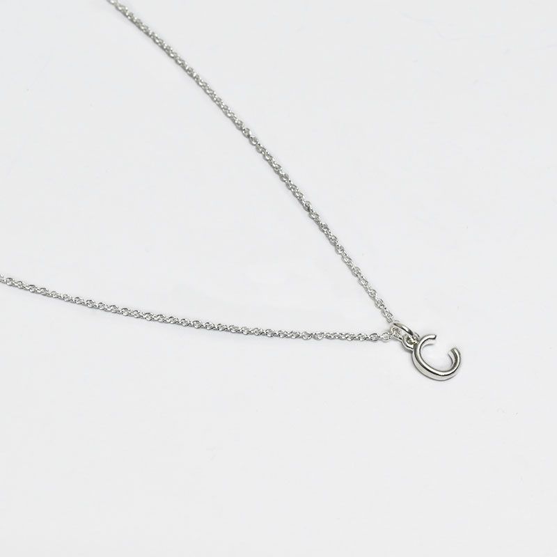 ROSETT - Collar limada con letra Plata 925