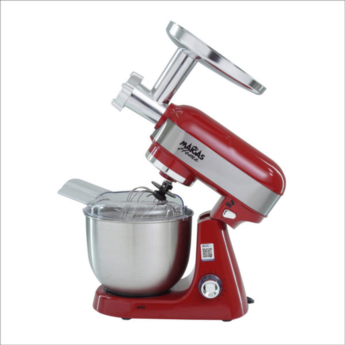 MAIGAS - Batidora Lorenzza Roja 5 LT + Molino de Carne 10 Velocidades SC265R