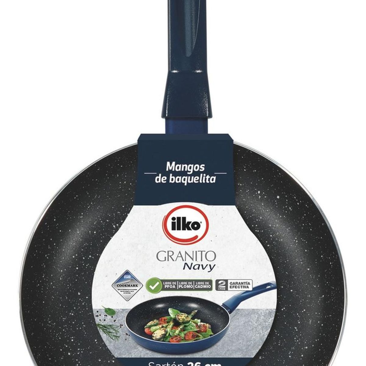 ILKO - Sarten 26cm Granito Navy Ilko