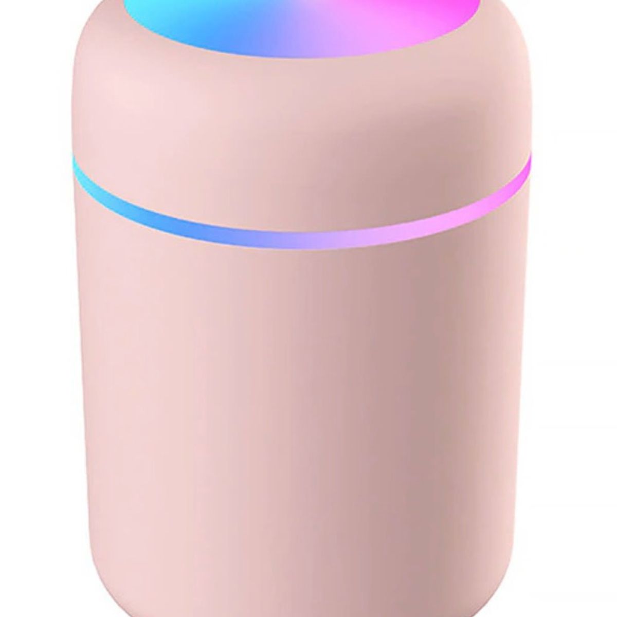 GENERICO - Humificador Difusor De Aire Luz Led Rgb Usb ROSADO