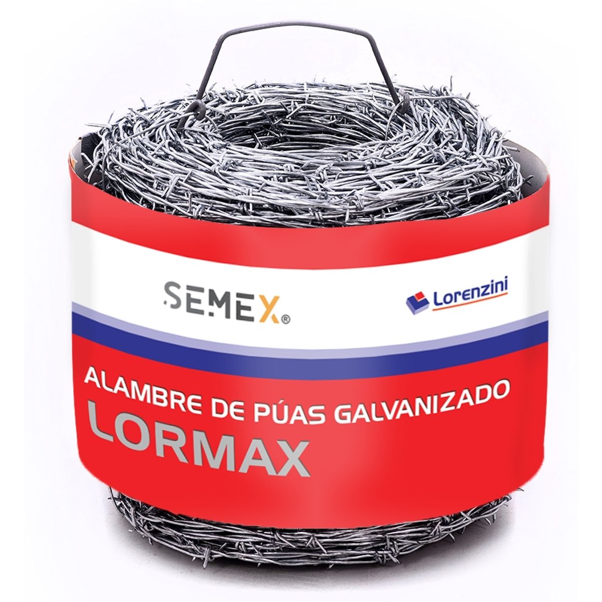 LORENZINI - Alambre de Puas #14 100 Metros Proteccion Perimetral