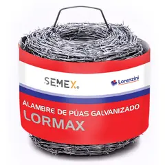 LORENZINI - Alambre de Puas #14 100 Metros Proteccion Perimetral