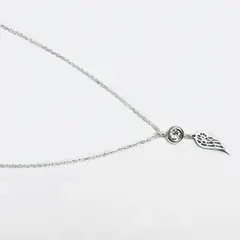 ROSETT - Collar limada con colgante punto de luz con ala