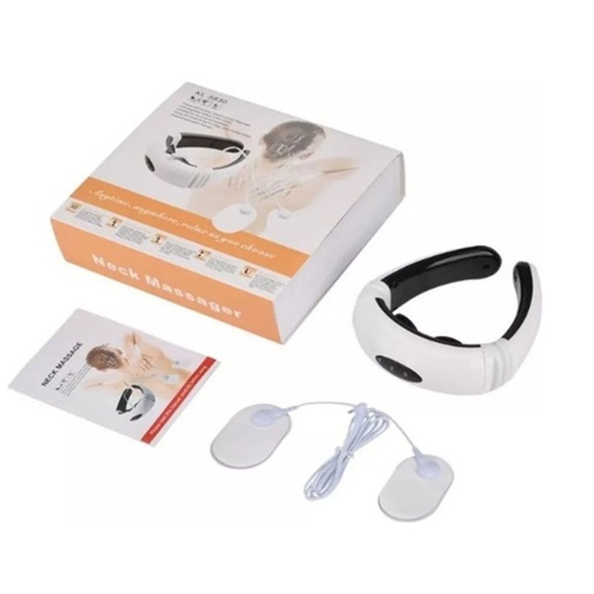 GENERICO - Masajeador De Cuello Electro Estimulador Cervical