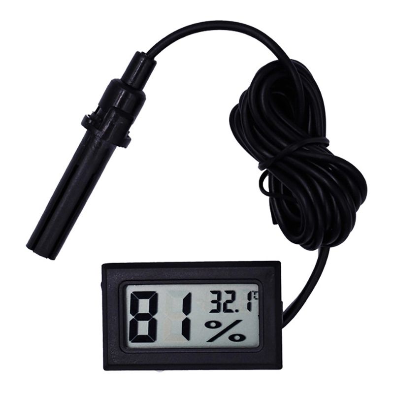 GENERICO - Termómetro Digital Higrómetro Temperatura Humedad Con Sonda