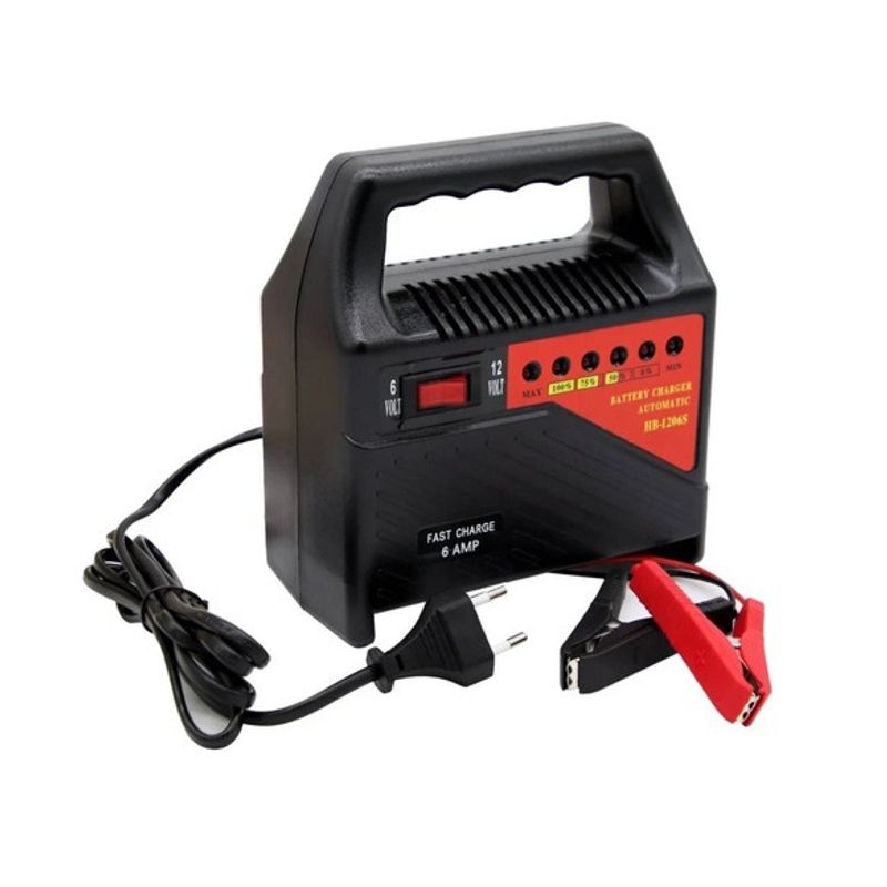 GENERICO - Cargador De Batería 12v Para Autos Y Camionetas 6 Amp