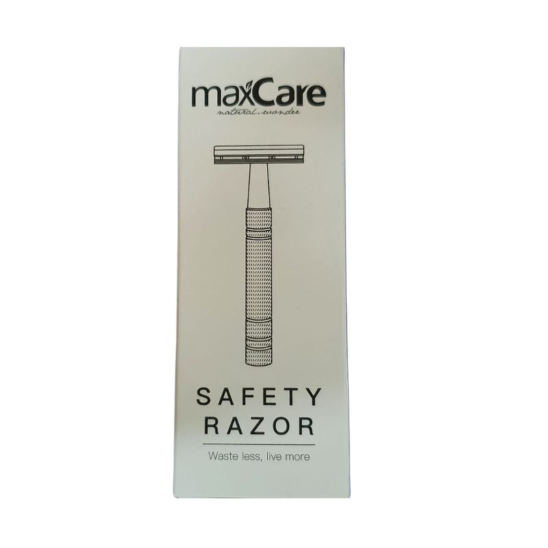GENERICO - Maxcare® Navaja De Afeitar Acero + 10 Hoja Doble