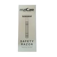 Maxcare® Navaja De Afeitar Acero + 10 Hoja Doble