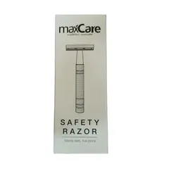 GENERICO - Maxcare® Navaja De Afeitar Acero + 10 Hoja Doble