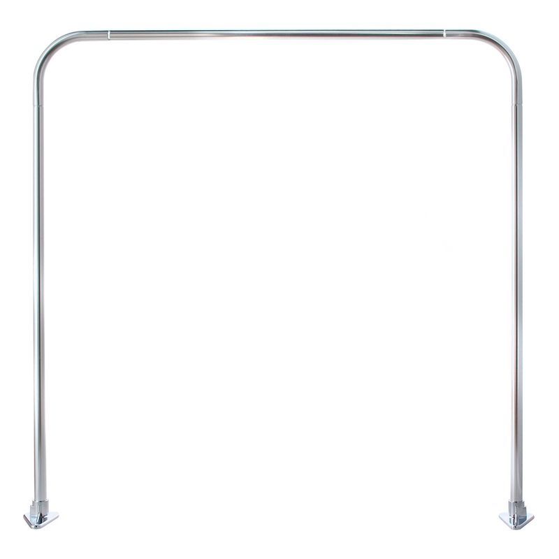 DUSCHY - BARRA CORTINA COMBINABLE 90X90X90 CM CROMADO
