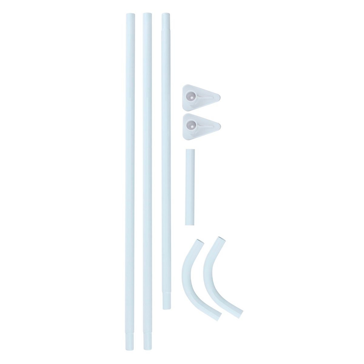 DUSCHY - BARRA CORTINA COMBINABLE 90X90X90 CM BLANCO