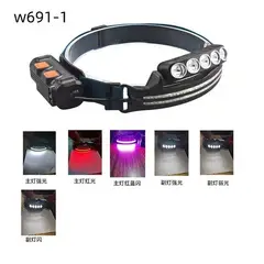 GENERICO - Linterna Cabezal Tipo Cintillo Recargable Led 1 Cob