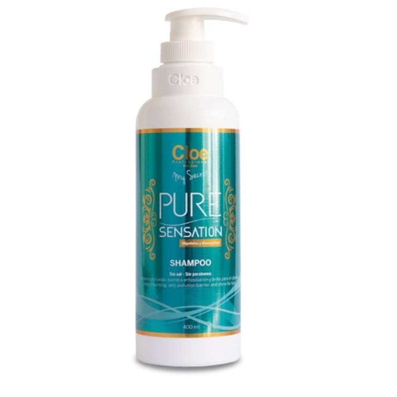 CLOE - Shampoo Pure Sensation Cloe Sin Sal Raíz Grasa Puntas Secas 400ml