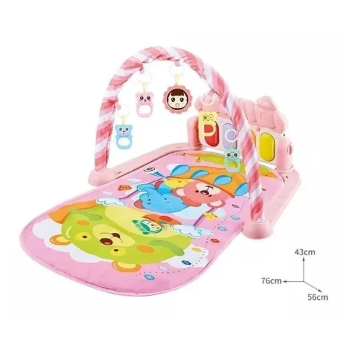GENERICO - Alfombra Gimasio Con Piano Musical Para Bebe