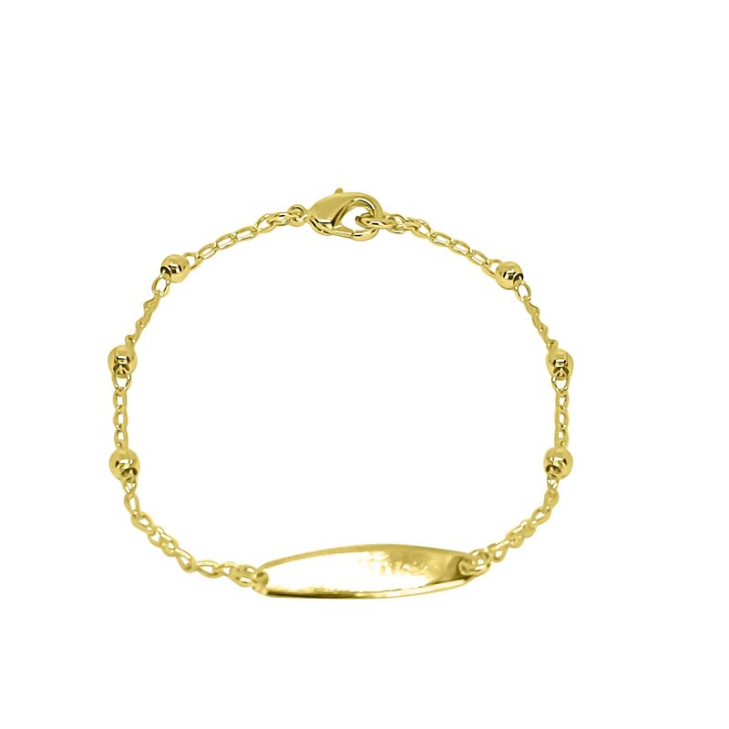ANDREA COGGIOLA JOYAS - Pulsera Niña Piocha Enchapado Oro 18K