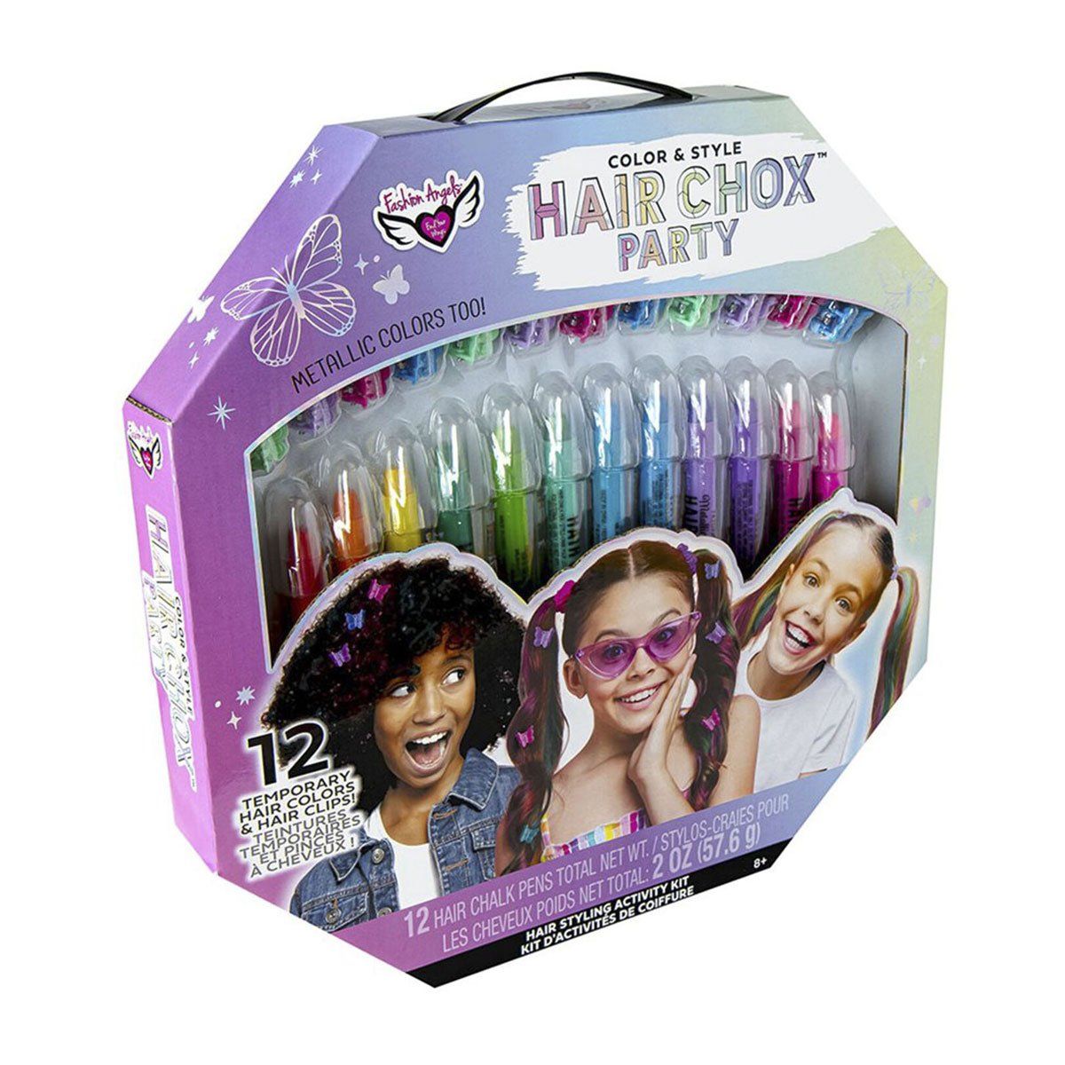 FASHION ANGELS - Lápices de Tiza para el Pelo Fashion Angels Colores