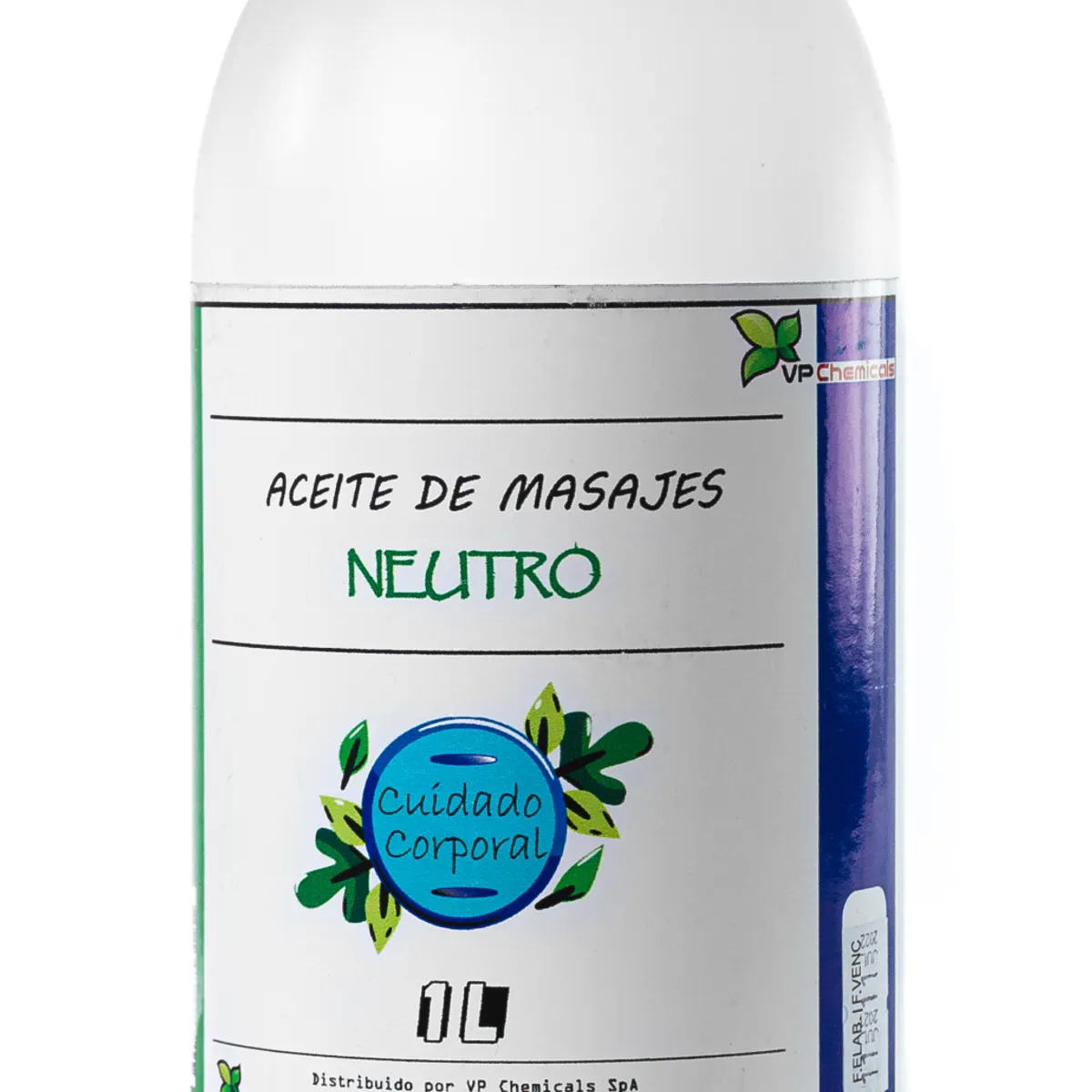VP CHEMICALS - Aceite De Masajes Neutro - Sin Fragancia - 1 Litro