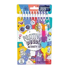 FASHION ANGELS - Cuaderno de Dibujos Positivos con Crayones