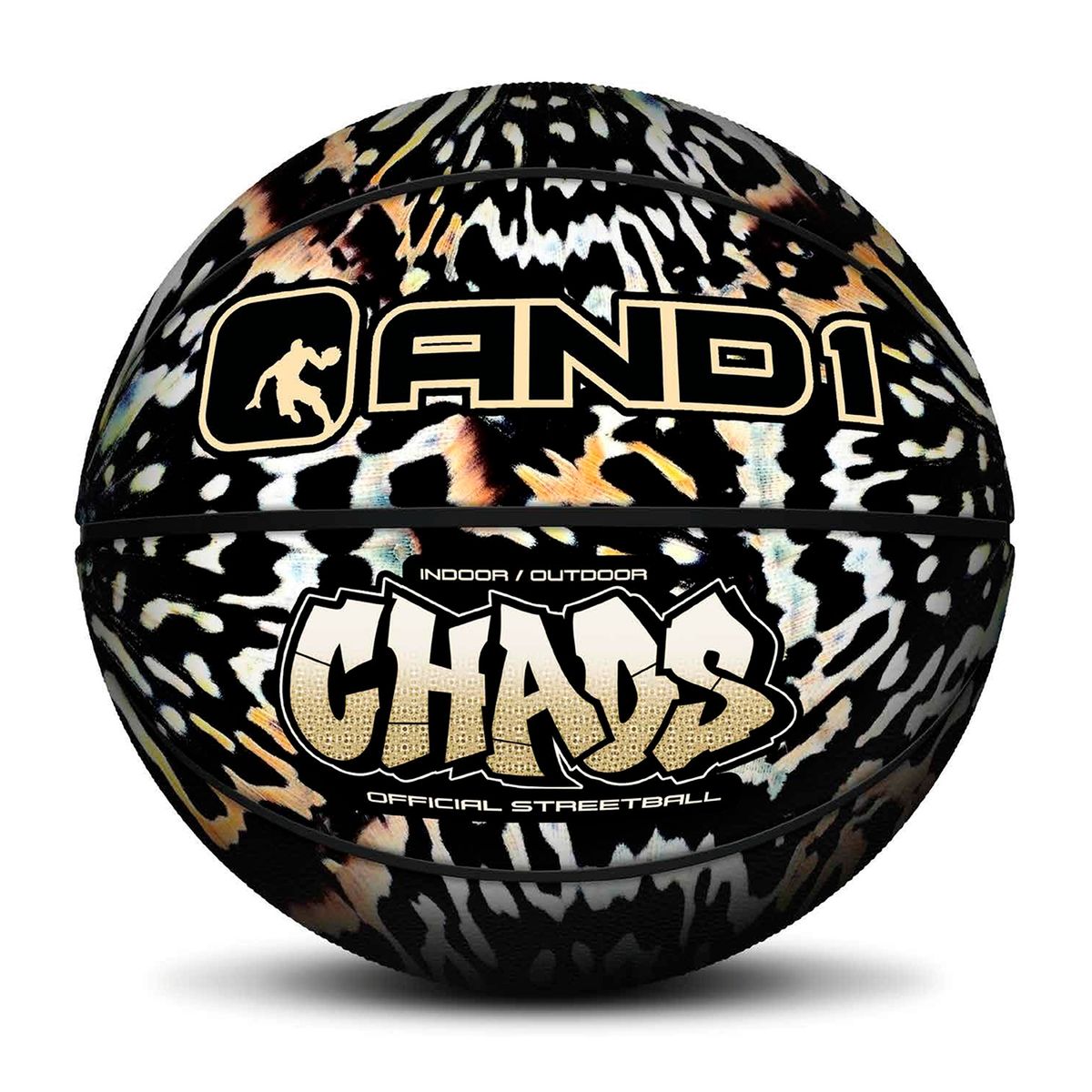 AND1 - Balón And1 Chaos Animal Print Basketball Felino