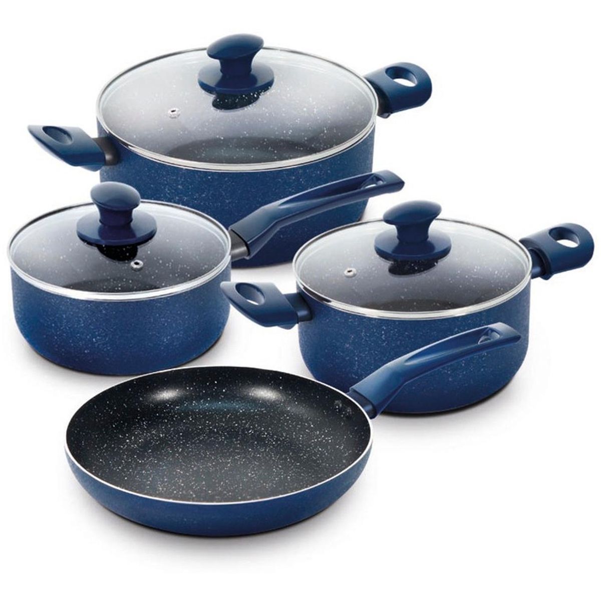 ILKO - Batería 7 Pzs Granito Navy Ilko