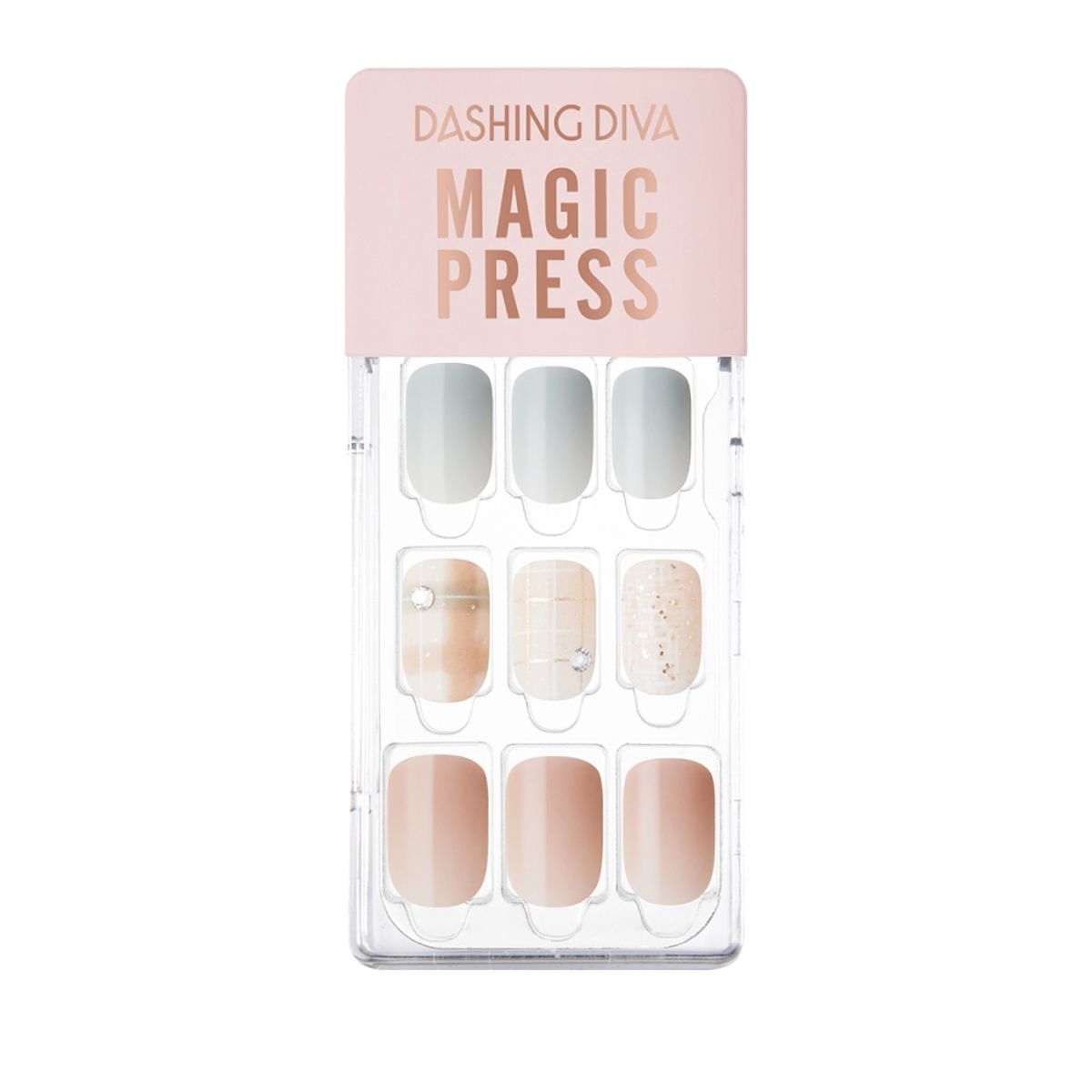 DASHING DIVA - Uñas Press On Manicura Dashing Diva MDR2F073RR DD01-256