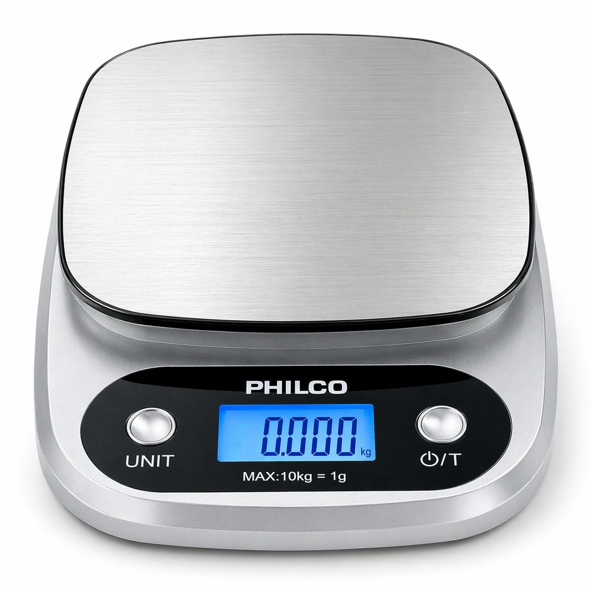 PHILCO - Pesa Balanza Digital Alta Precisión con Pantalla LED 10K Max