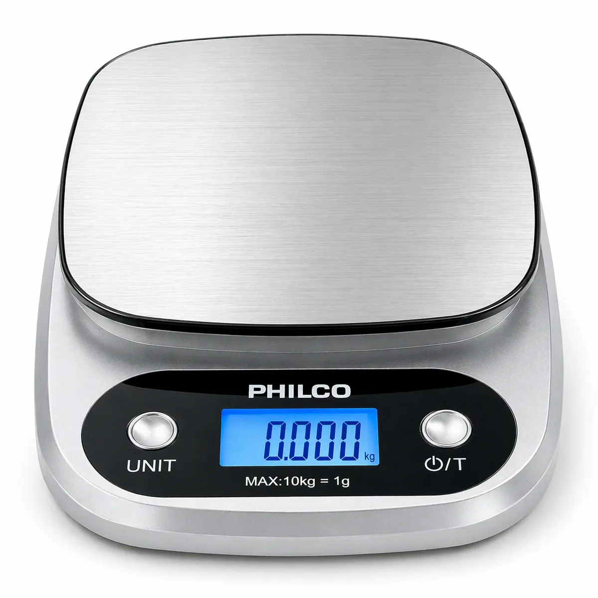 PHILCO - Pesa Balanza Digital Alta Precisión con Pantalla LED 10K Max