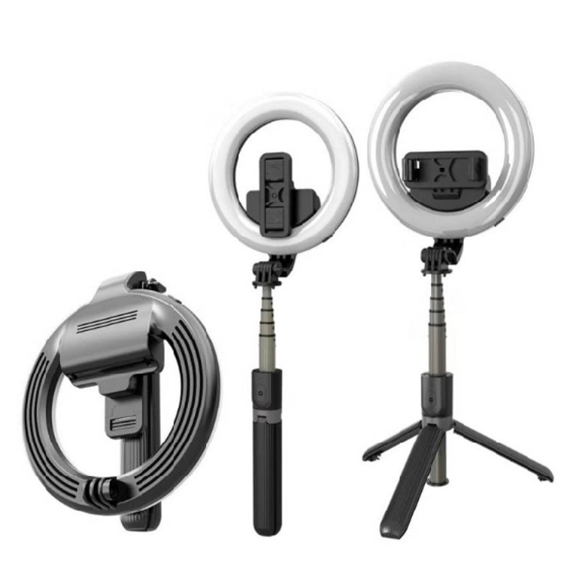 GENERICO - Aro de luz con Trípode y Palo Selfie L07