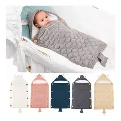 GENERICO - Saco Con Chiporro Para Bebé 0-3m Invierno azul