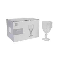 HOMEWELL - Set Copas de Vidrio 342ml (6u)