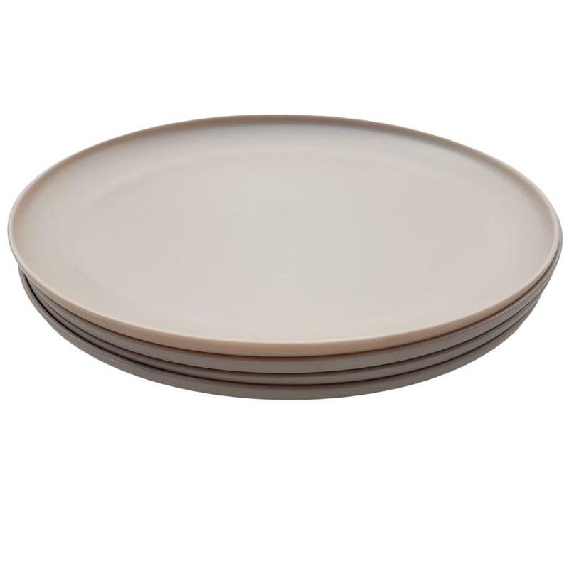 HOMEWELL - Set Platos Gris 267x017cm 4u HOMEWELL