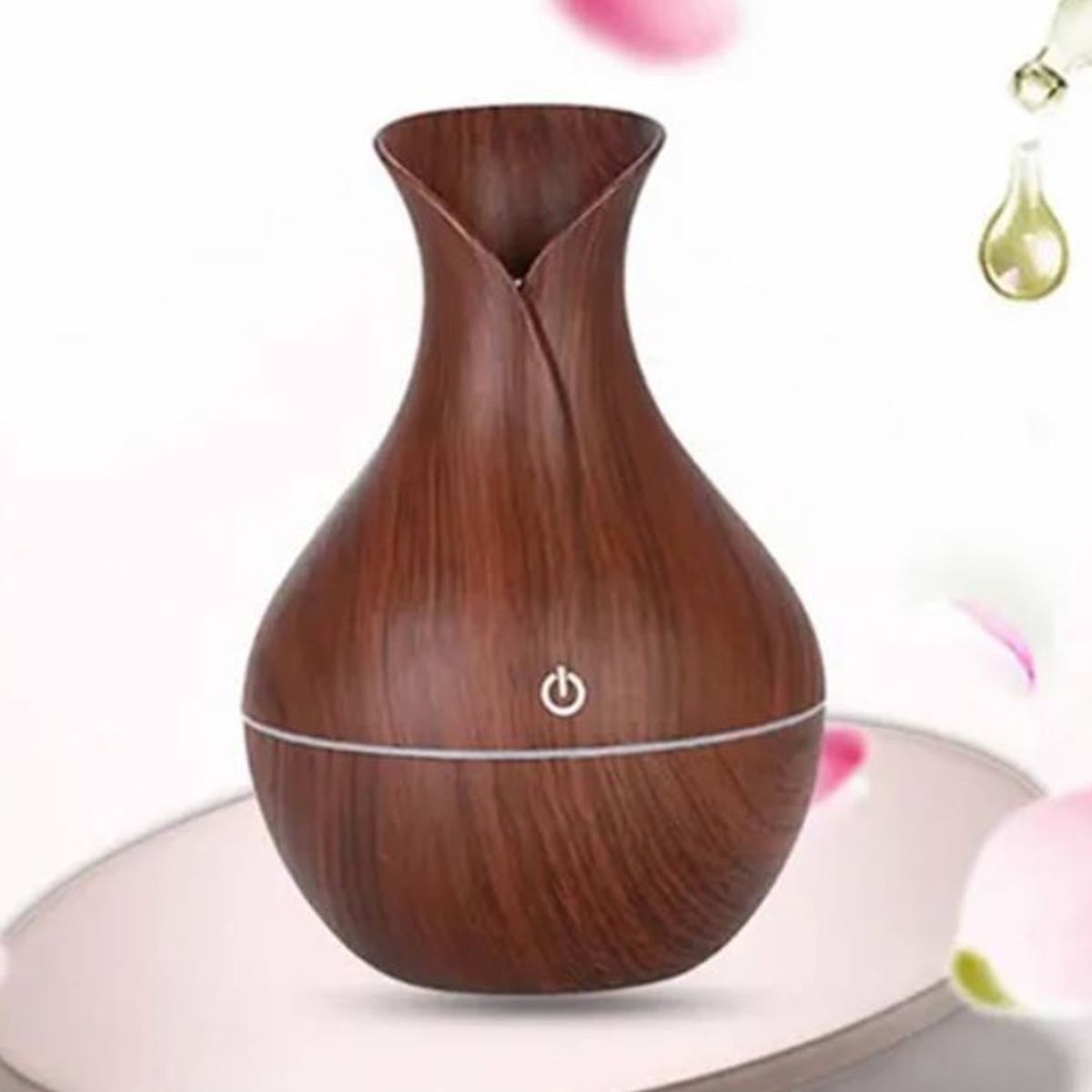 GENERICO - Aromatizador Difusor Humidificador Usb 7 Led Café