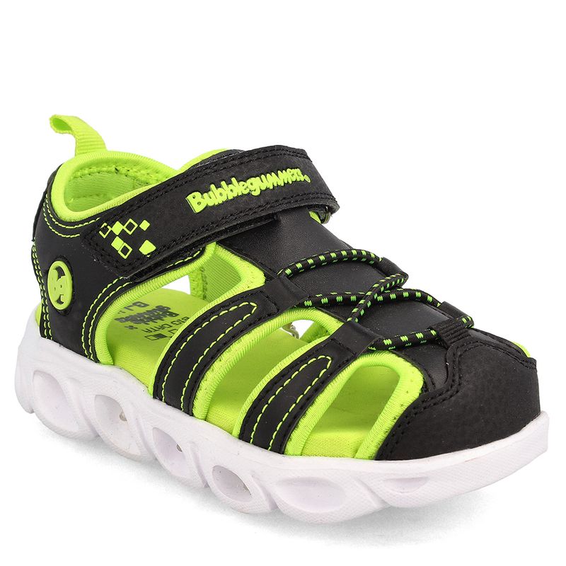 BUBBLE GUMMERS - SANDALIA NIÑO BUBBLEGUMMERS MANCORA NEGRO 22-25