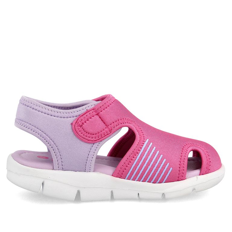 Sandalia Niña Bubblegummers Bentley Rosado/Lila